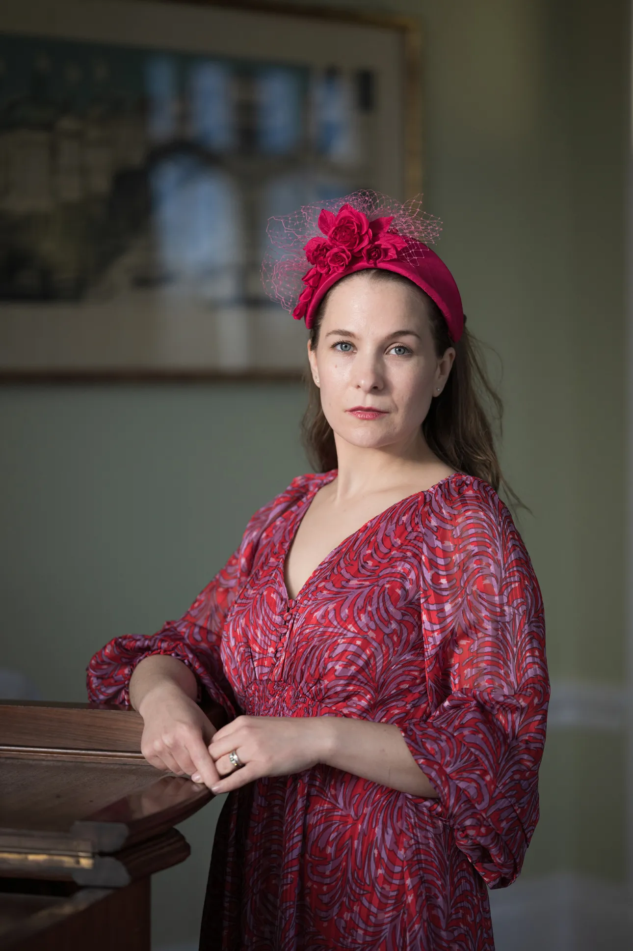 Hot Pink Silk Bandeaux