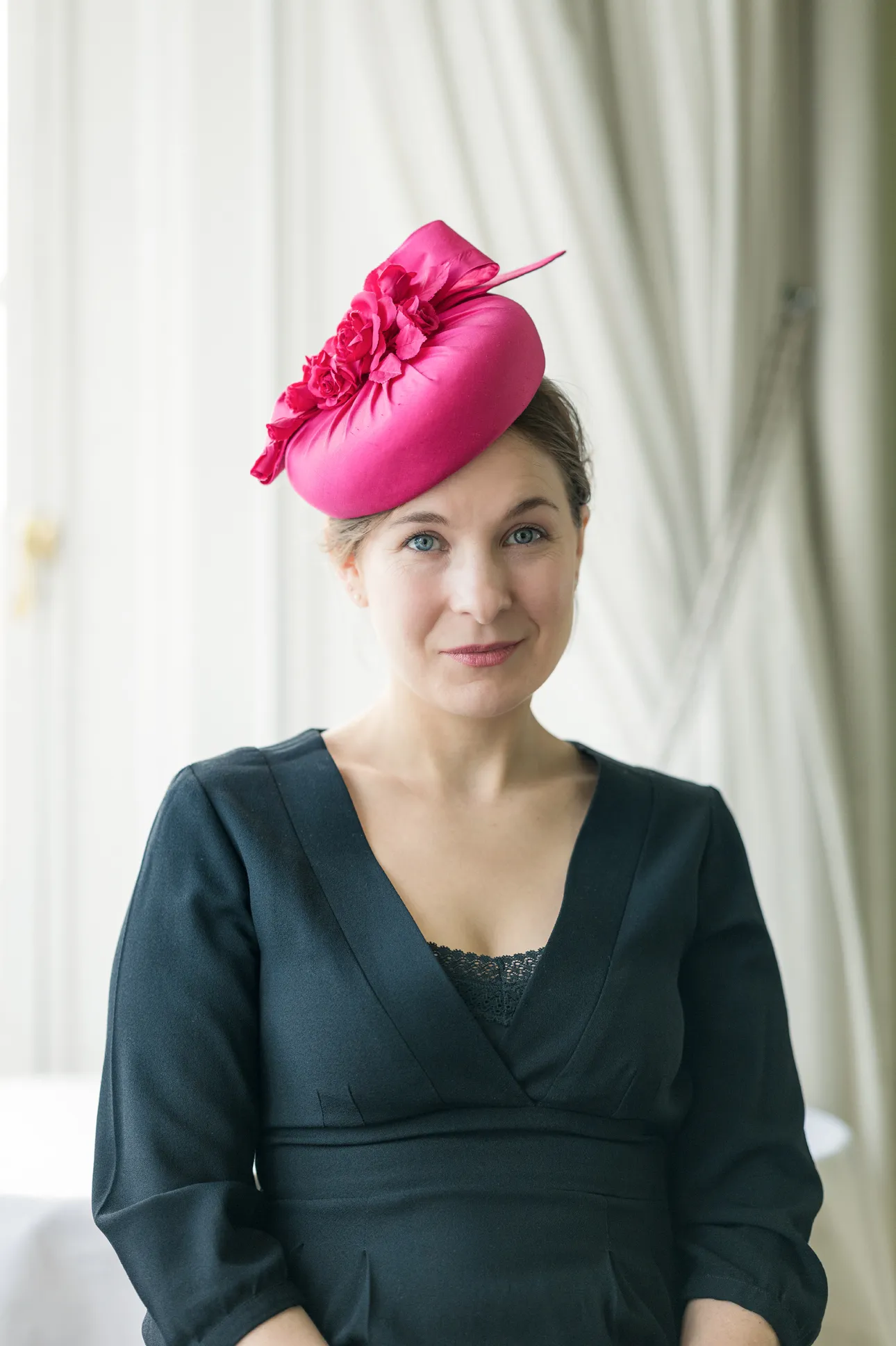 Pink Silk Covered Pill Box